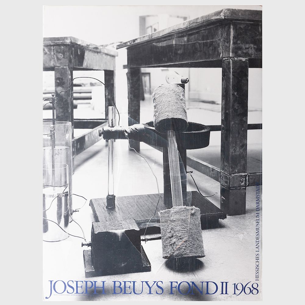 Appraisal: Joseph Beuys - Group of Six Posters Six exhibition posters