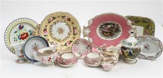 Appraisal: Collection of English and Export Porcelain Articles including a partial