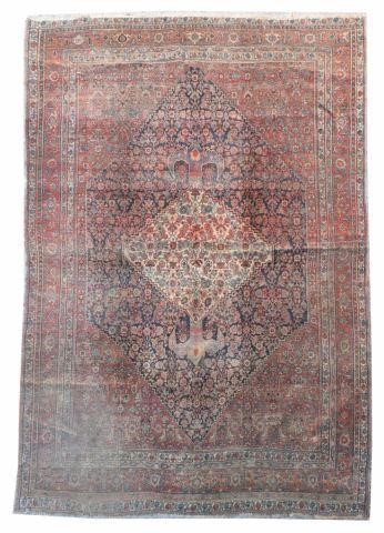 Appraisal: Hand-tied Azerbaijan tribal design rug approx ' l ' w