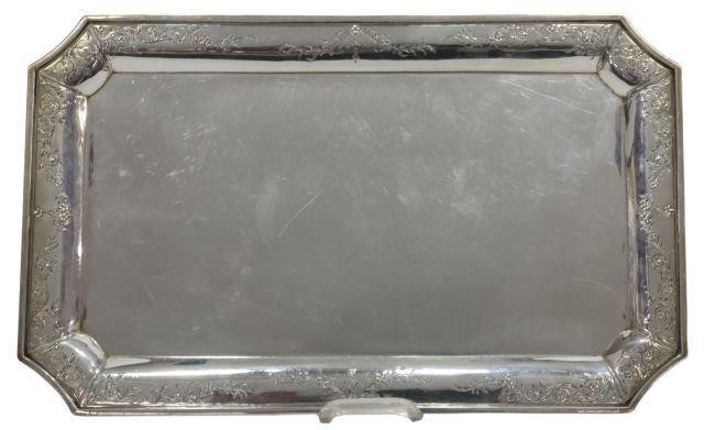 Appraisal: American sterling silver tray International Silver Company in the Cavell