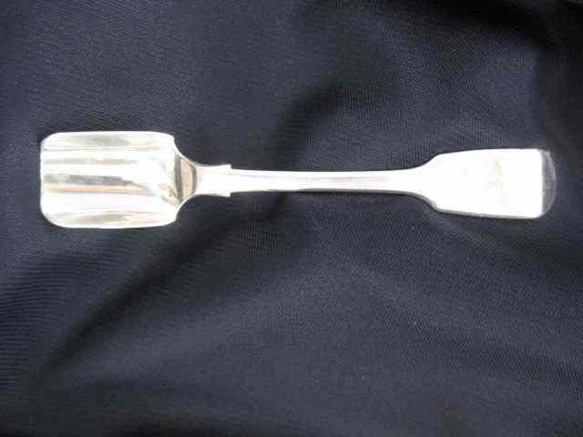 Appraisal: English Sterling Silver Cheese Scoop '' long excellent grams