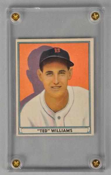 Appraisal: Ted Williams No Baseball Card Description This was the only