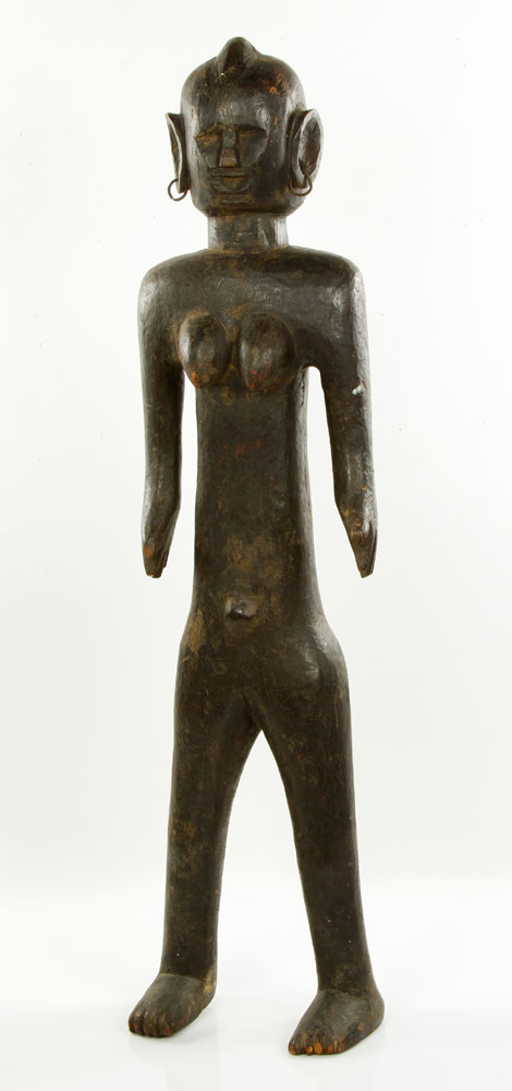 Appraisal: - Tiv Ihambe Female Figure Tiv Ihambe female figure carved