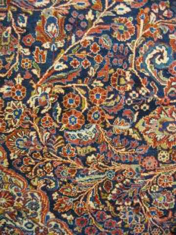 Appraisal: Mahal Persian Handmade Room Size Rug elegant overall florals primarily