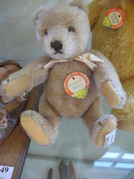 Appraisal: STEIFF STRAW FILLED JOINTED TEDDY