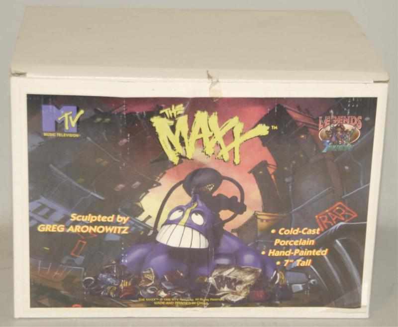 Appraisal: MTV The Maxx Figure in Box Porcelain Sculpted by Aronowitz