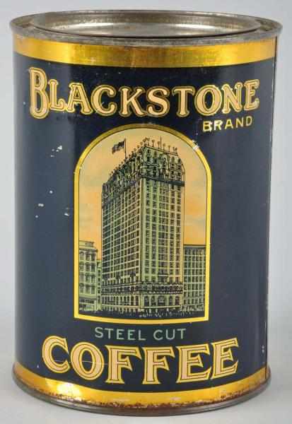 Appraisal: Blackstone Brand Coffee Can Description Image on both sides Condition