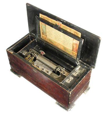 Appraisal: A Swiss musical box by PVF Paillard Vaucher Fils playing