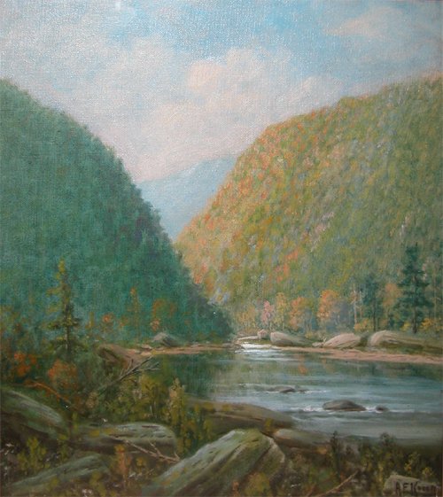 Appraisal: Stream in The Alleghenies Near Scalp Level Artist King Albert