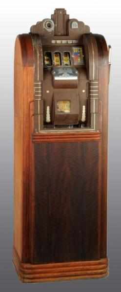 Appraisal: Mills Art Deco -Cent Slot Machine Description Mills Floor Standing