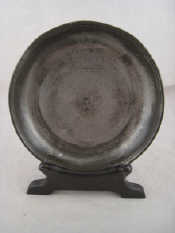 Appraisal: Judaica An antique pewter bowl probably th century for Kosher