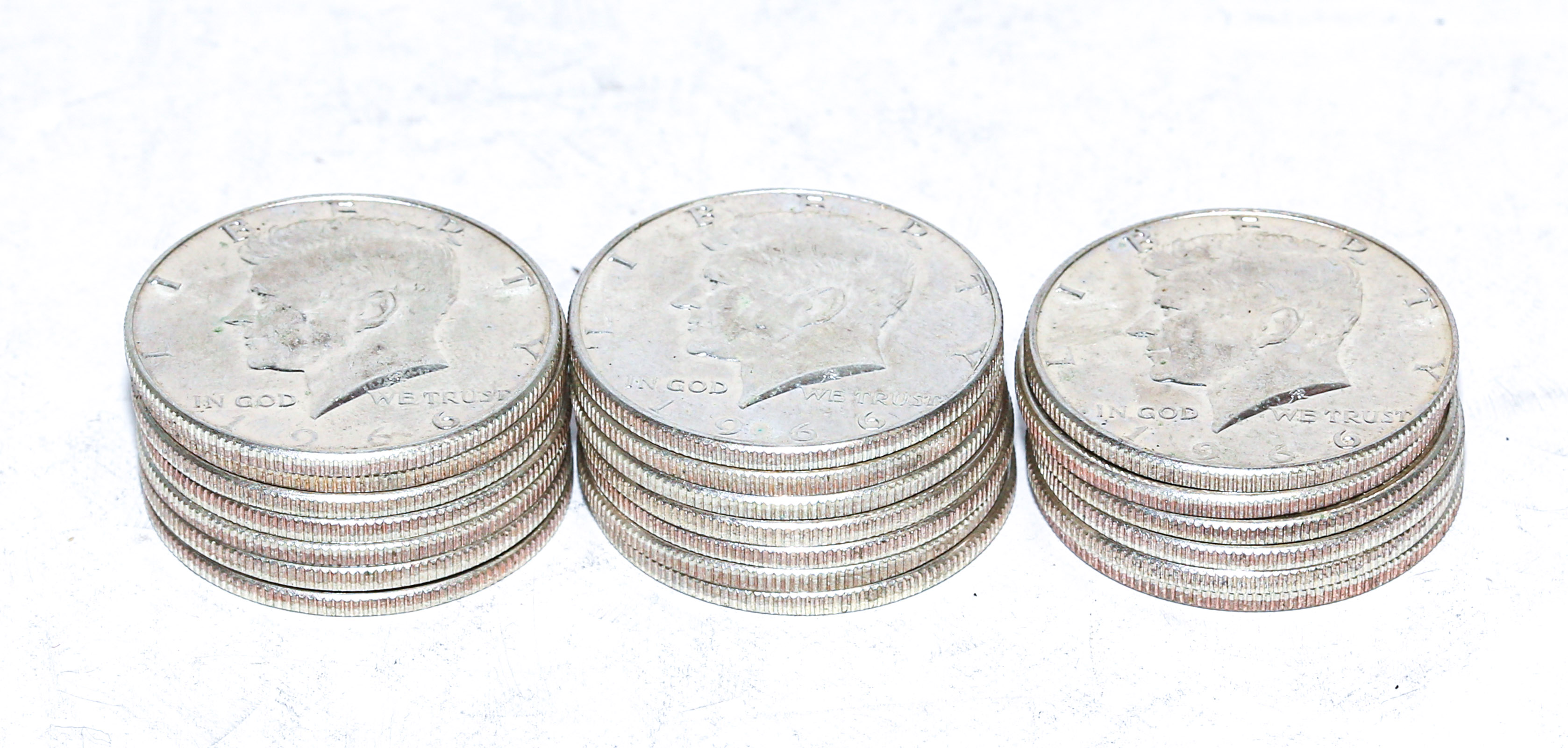 Appraisal: BU ROLL BU SILVER KENNEDY HALVES Put away years ago