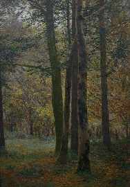 Appraisal: Alfred Mitchell American - Woods Leading to the Reservoir at