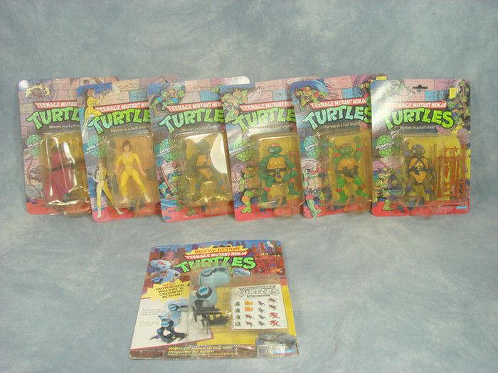 Appraisal: Mirage Teenage Mutant Ninja Turtles lot all mint on card