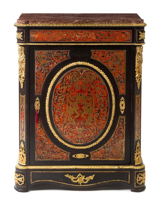 Appraisal: Sale Lot A Napoleon III Gilt Bronze Mounted Boulle Marquetry