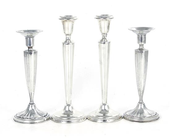 Appraisal: American sterling candlesticks pair Whiting H and pair Empire H