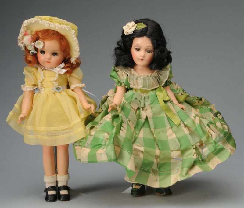 Appraisal: Lot of Madame Alexander Dolls Description American Ca s Scarlett