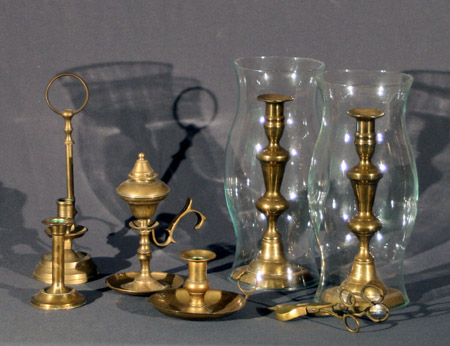 Appraisal: Group of Twelve English and Other Brass and Metal Candlesticks