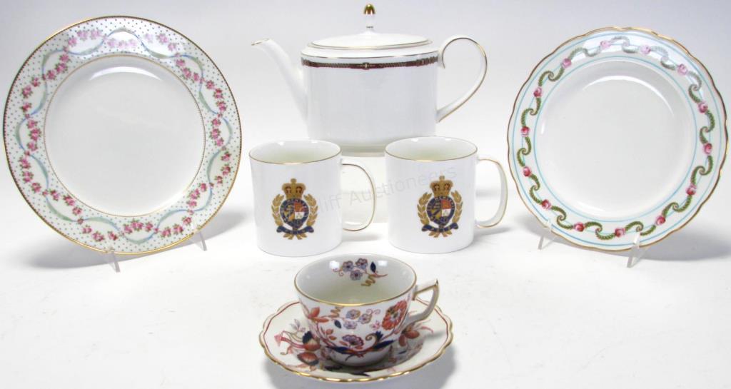 Appraisal: Ralph Lauren Coffee Set and English China Wedgwood for Ralph