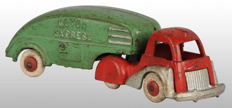 Appraisal: Cast Iron Hubley Motor Express Toy Description Rubber tires Condition