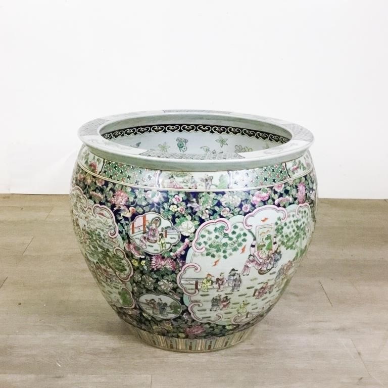 Appraisal: OLD CHINESE PLANTER LARGE SIZEDOld Chinese Planter Large Sized Large