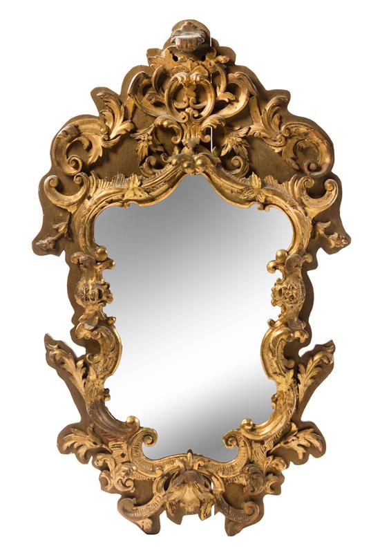 Appraisal: Sale Lot An Italian Baroque Style Giltwood Mirror th century