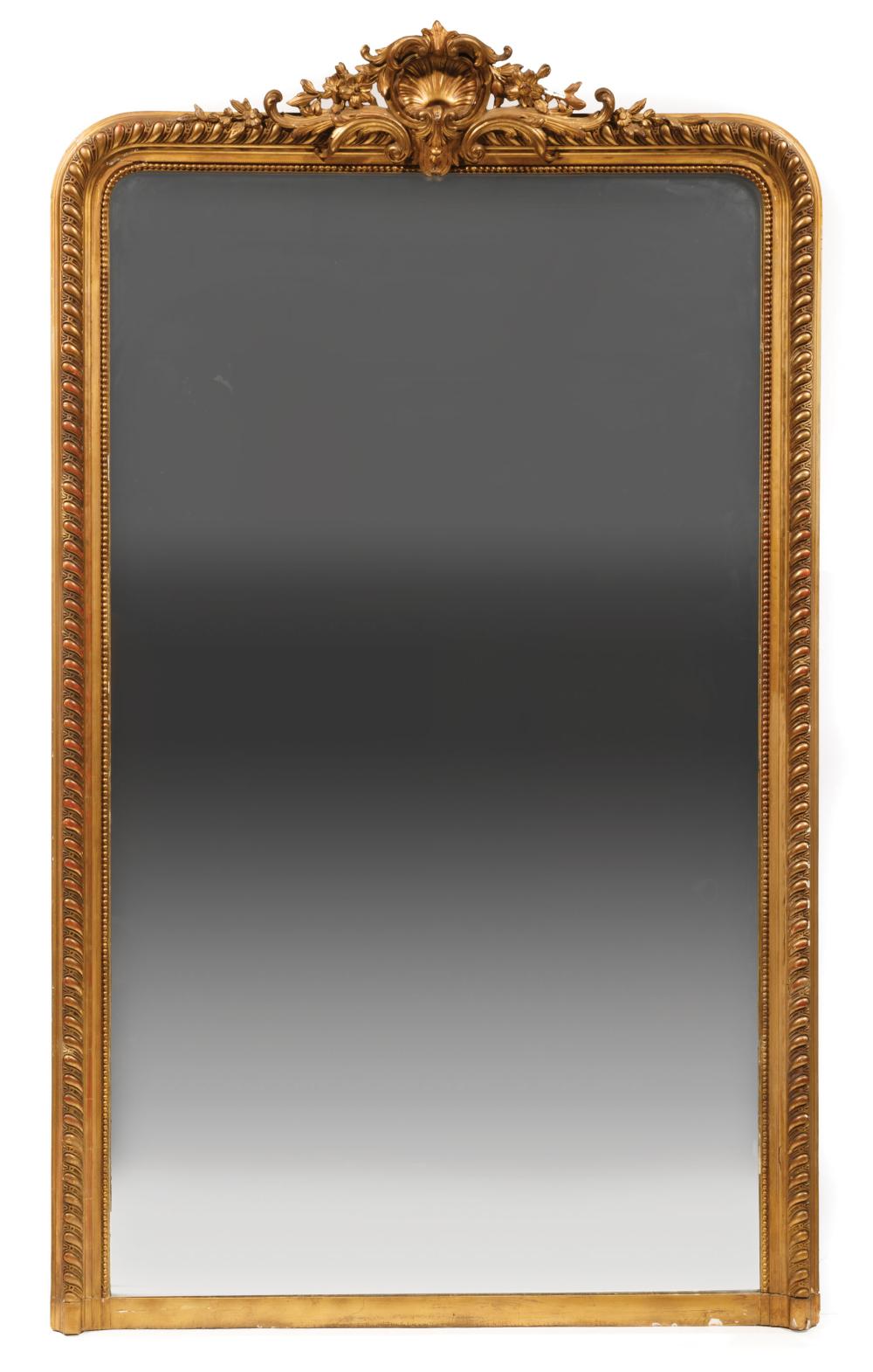 Appraisal: Fine Scottish Carved Giltwood Mirror in the Louis XVI Taste