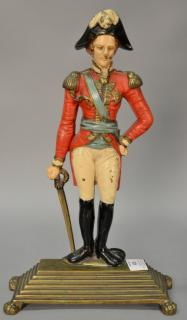 Appraisal: Bronze French soldier doorstop ht Bronze French soldier doorstop ht