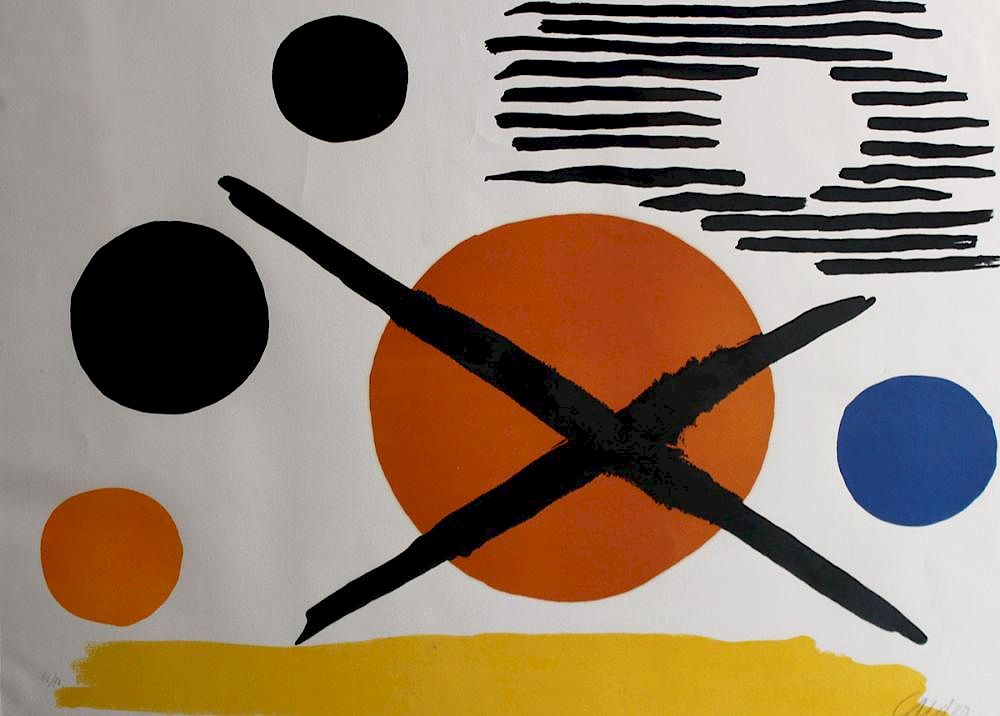 Appraisal: Alexander Calder - Alexander Calder - La Croix Sur Le