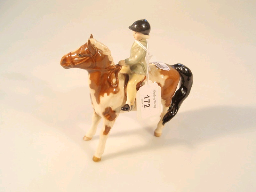 Appraisal: Beswick Girl on Pony No skewbald gloss