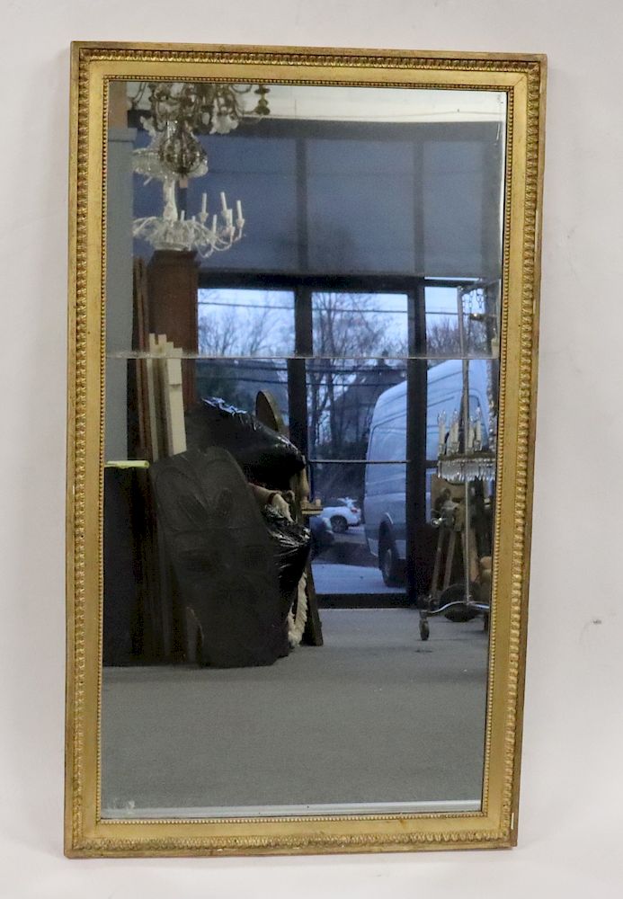 Appraisal: th th Century Continental Giltwood Mirror From a Westchester estate