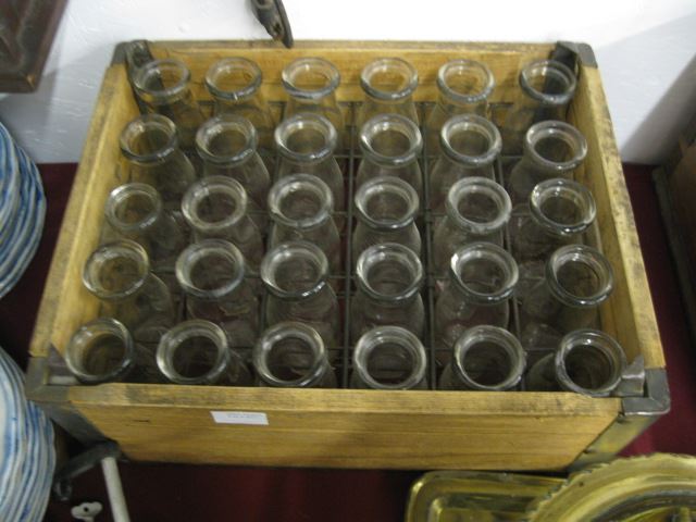 Appraisal: Case of Old Milk Bottles half pint bottles Biltmore Dairy