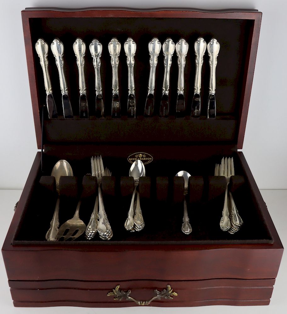 Appraisal: STERLING Pc Towle Legato Flatware Service Includes knives with stainless