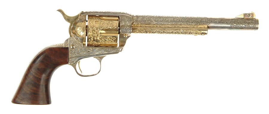 Appraisal: WELDON BLEDSOE ENGRAVED COLT SINGLE ACTION ARMY REVOLVER Cal Colt