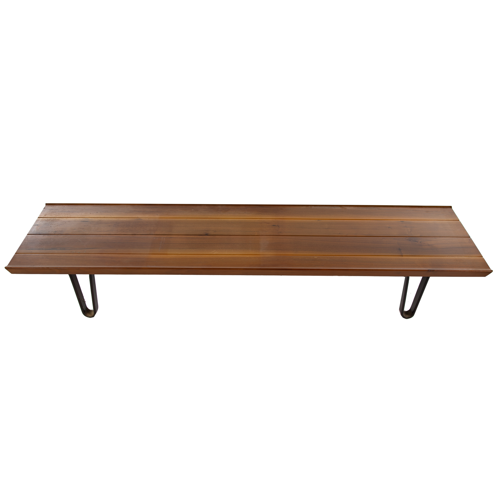 Appraisal: DUNBAR MID-CENTURY COFFEE TABLE Oak top with four composite feet