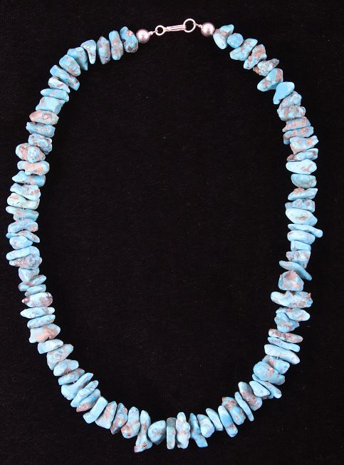 Appraisal: Navajo Cripple Creek Turquoise Nugget Necklace Featured in this lot