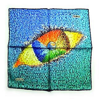 Appraisal: Sarar - CITYarts Pieces for Peace Silk Pocket Square -