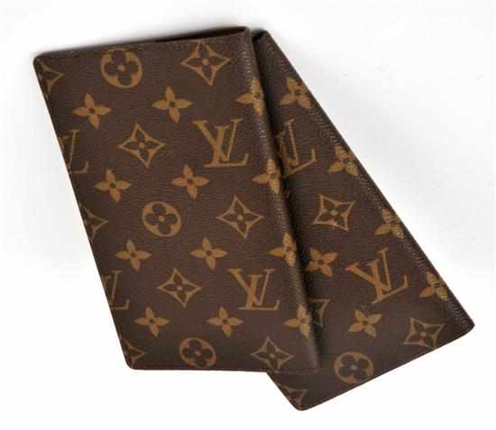 Appraisal: TWO SMALL DOCUMENT HOLDERS BY LOUIS VUITTON Both styled in