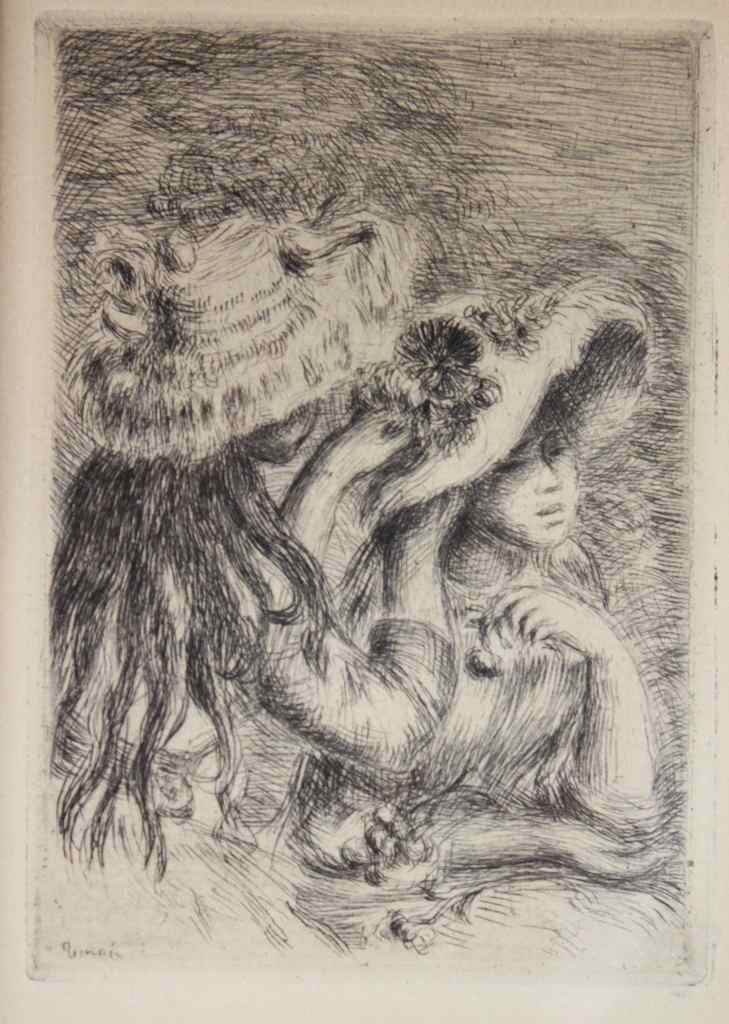 Appraisal: AFTER AUGUSTE RENOIR L'EPINGLE Etching x in Framed lower left