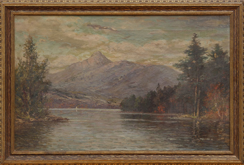 Appraisal: WILLIAM FREDERICK PASKELL - LAKE UP TO CHOCORUS Oil on