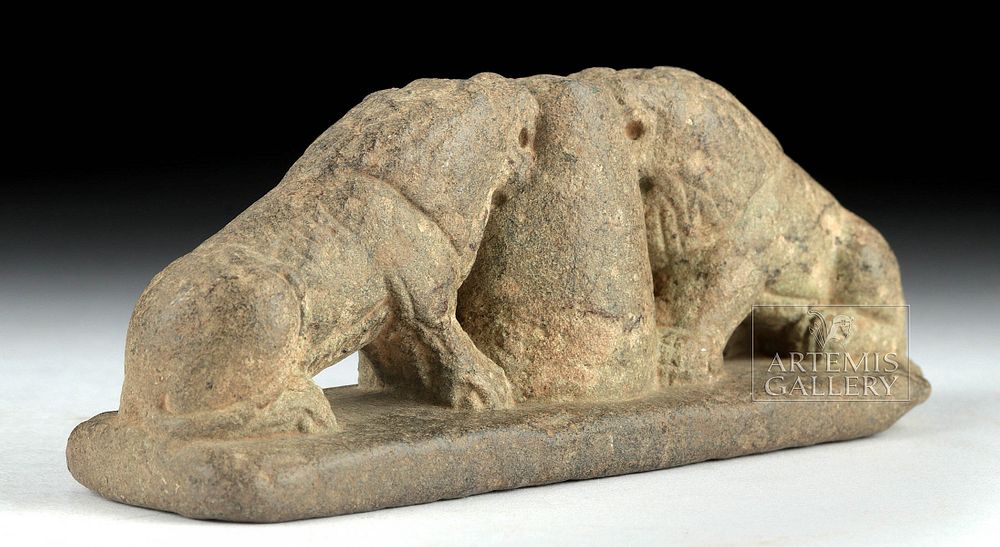 Appraisal: Ancient Steatite Zoomorphic Vessel ex-Christie's Originally Listed At Ancient Near