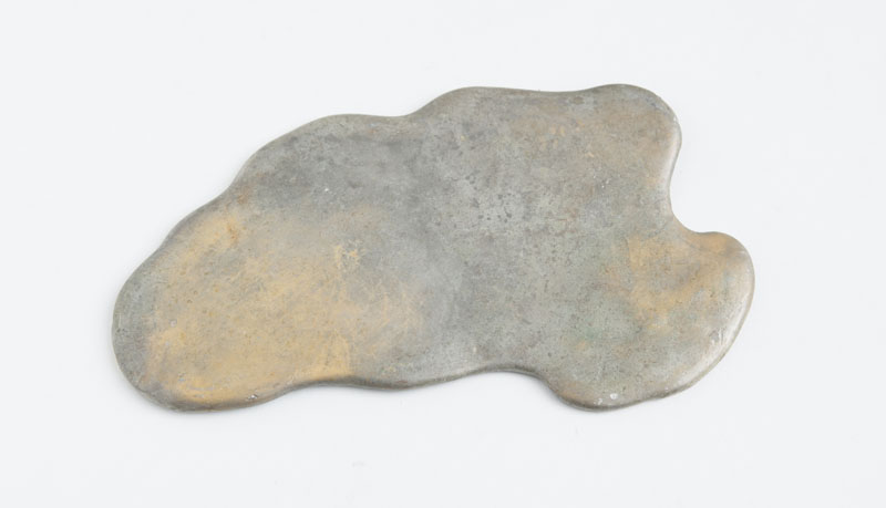 Appraisal: MAYA LIN b UNTITLED Poured metal signed 'Maya Lin' on