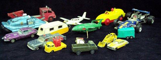 Appraisal: A quantity of Dinky toys and others including Thunderbird E-Type