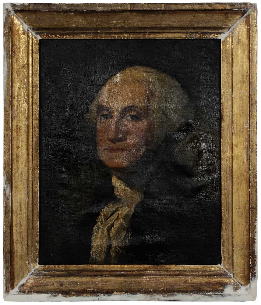 Appraisal: After Gilbert Stuart American - George Washington unsigned oil on