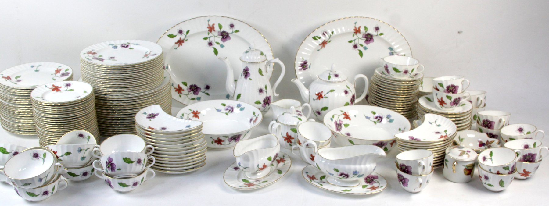 Appraisal: An extensive service of Royal Worcester 'Astley' pattern table ware