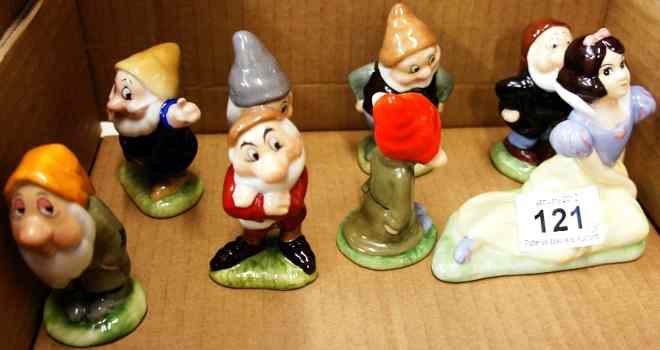 Appraisal: Wade Set of Snow White and the Seven Dwarves Second