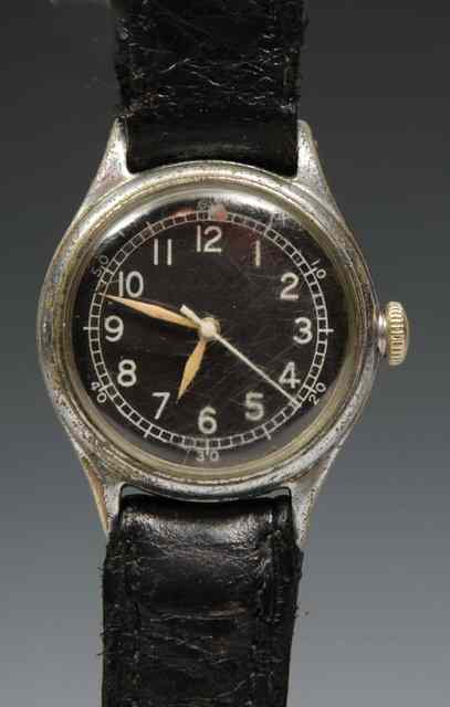 Appraisal: A GENTLEMAN'S BULOVA STAINLESS STEEL WRIST WATCH type A- serial