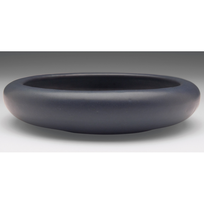 Appraisal: Van Briggle bowl low form ina blue matte glaze incised