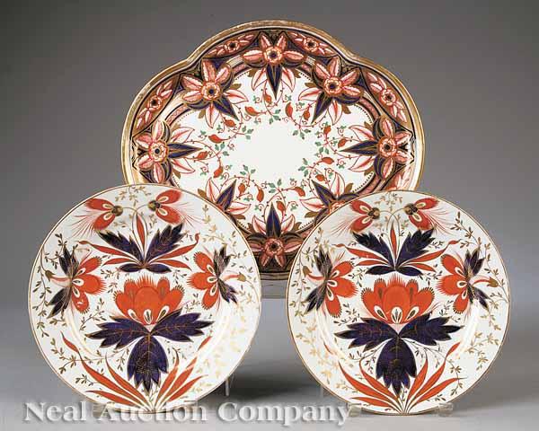 Appraisal: A Fine Pair of Chamberlain's Worcester Dessert Plates c -