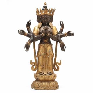 Appraisal: Standing Bodhisattva with Four Heads and Eight Arm th century